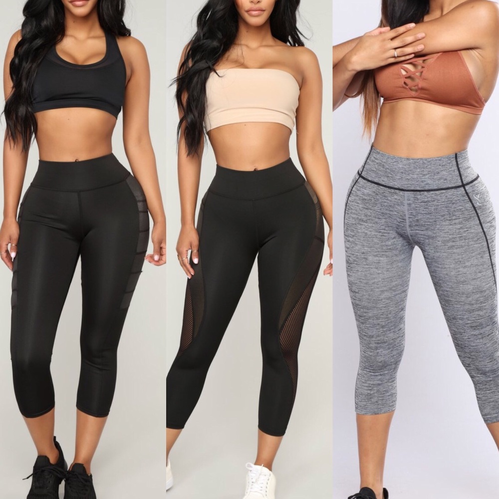 Fashion Nova Workout Bundle - 3 leggings!